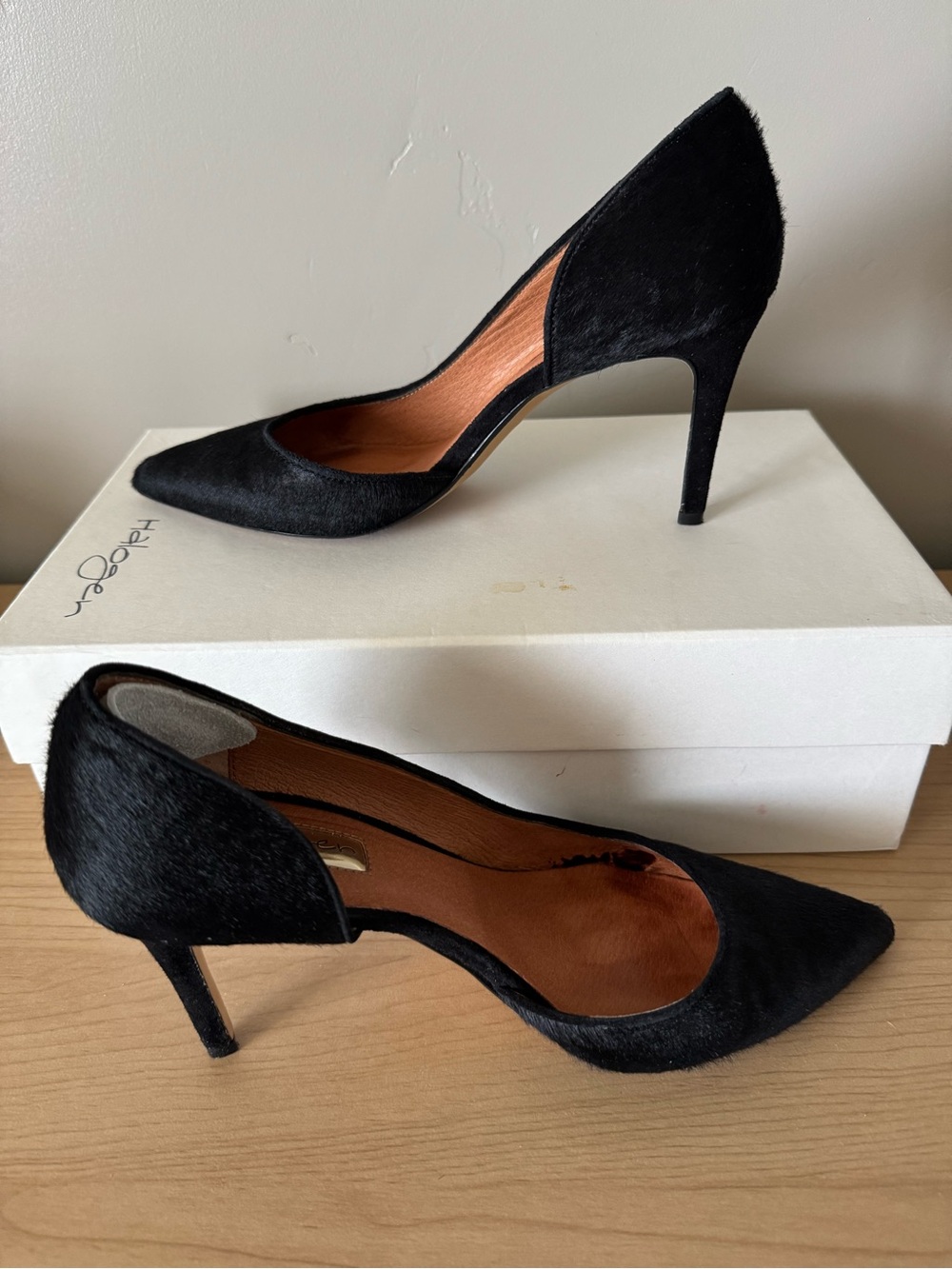 Halogen Black Women's Pointed Toe High Heel Pumps